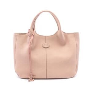 Tods tote bag leather pink